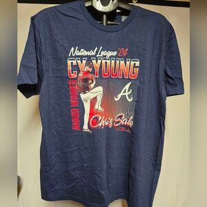 #36 Fanatics Navy Cy Young Winner Tee